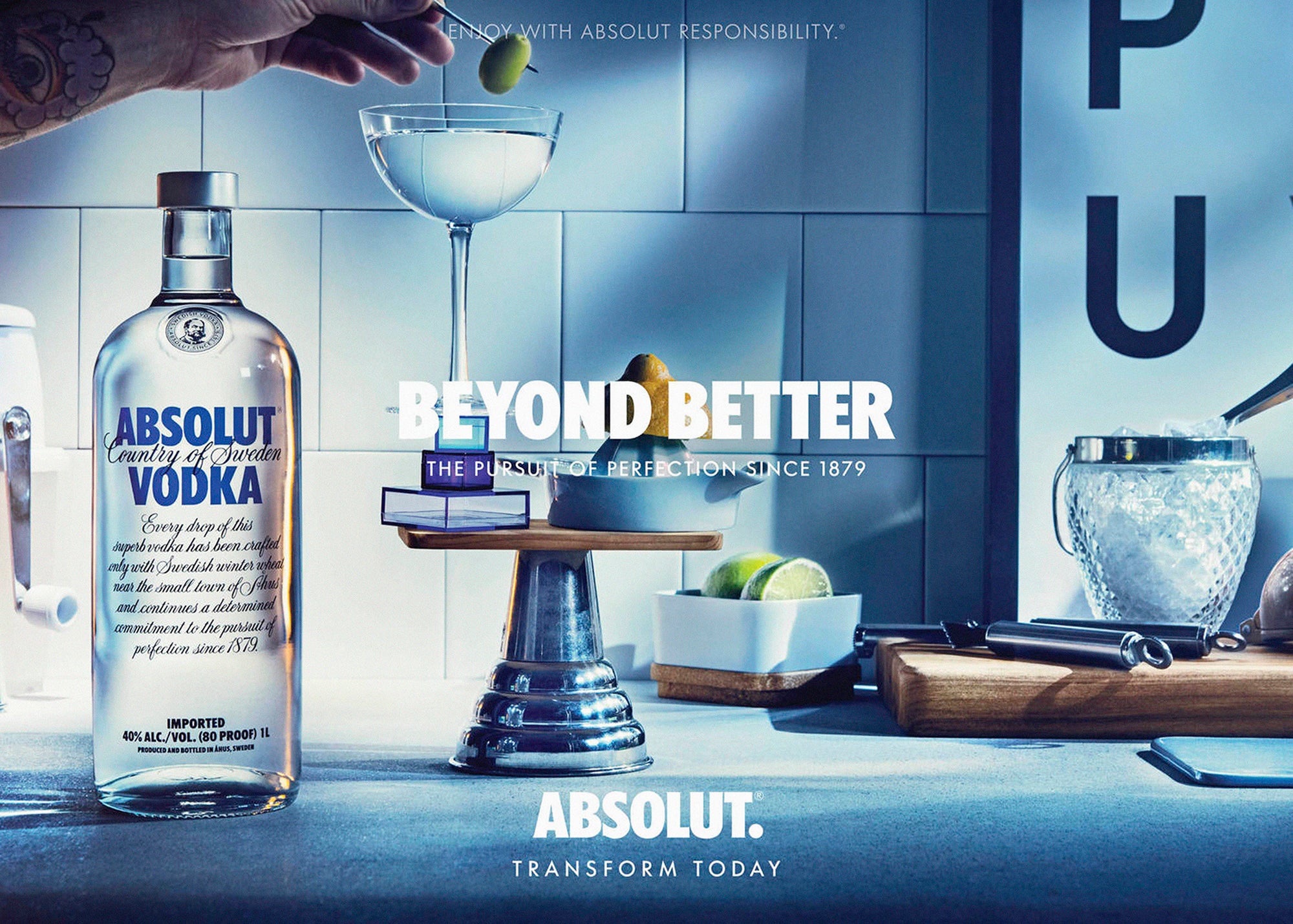 Absolut Vodka Beyond Better